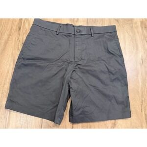 Banana Republic Core Temp Aiden Shorts Mens 35 Gray Quick Dry Stretch 9 Inseam